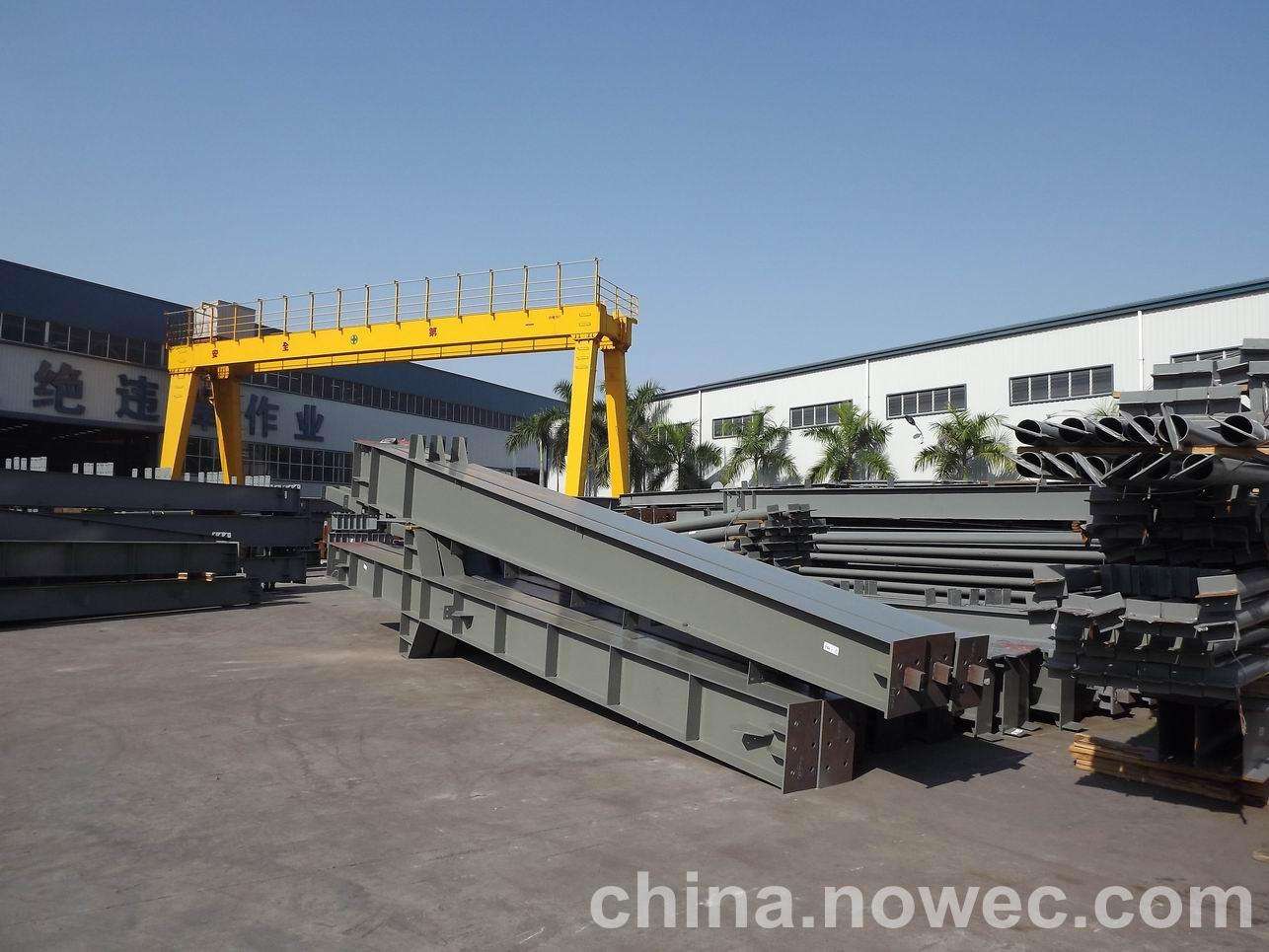 岑溪网架工程中的分条(分块)吊装法